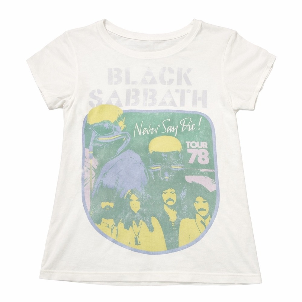 Black Sabbath Recycled Karma Never Say Die Tour 78 Graphic T-Shirt